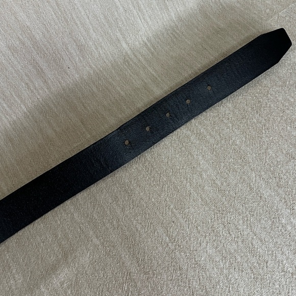 Zara Black Leather Belt Size 85 - Picture 11 of 14